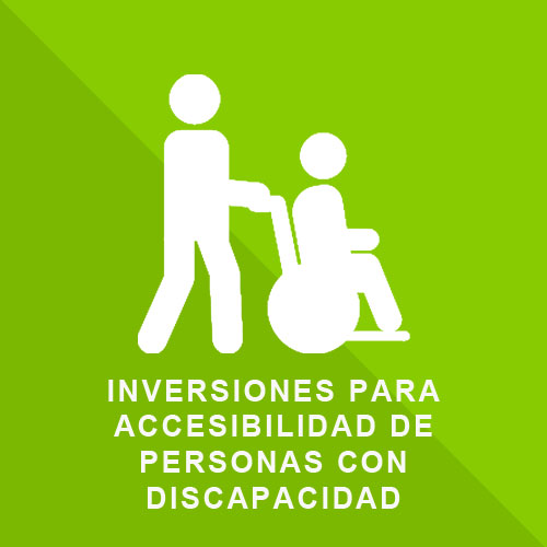 10.- Inversiones para Accesibilidad de Personas con Discapacidad